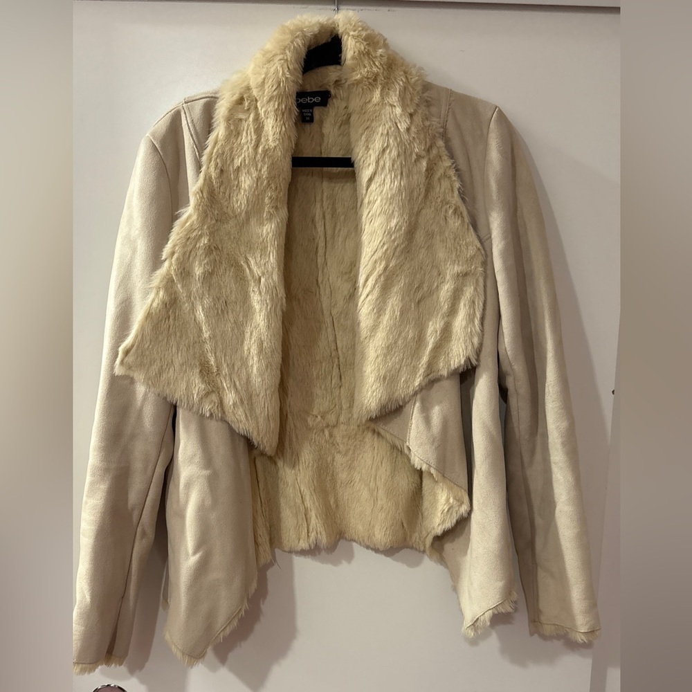 Bebe Cream Teddy Jacket